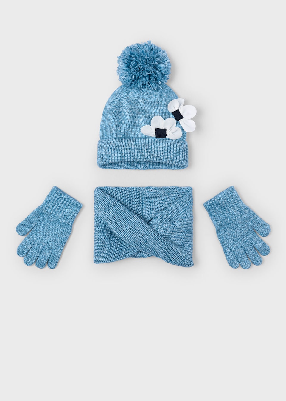 Girls 3 piece scarf set