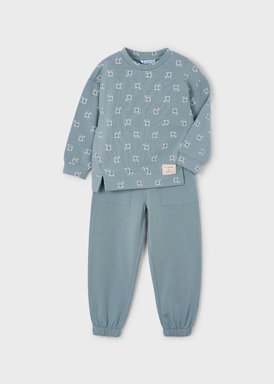 Girls printed tracksuit