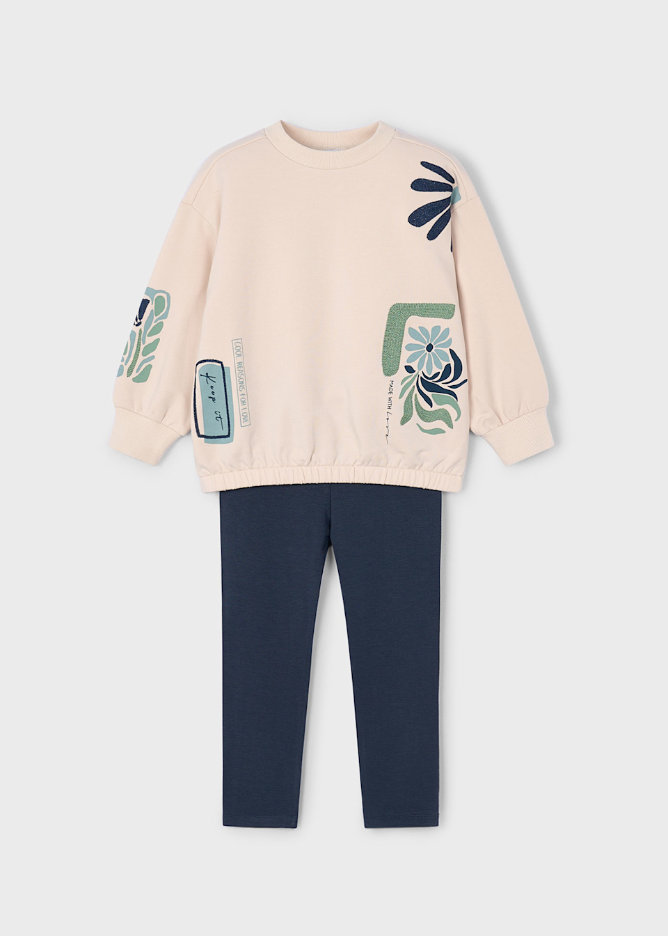 Girls legging and jumper set