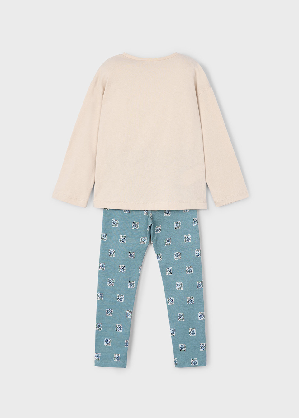 Girls printed legging and shirt set
