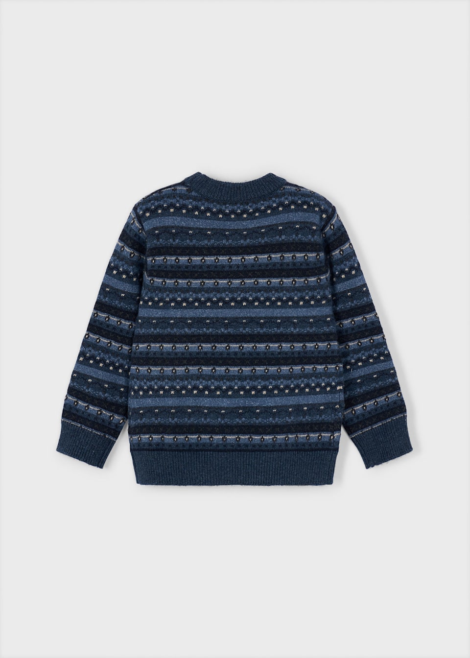 Boys jacquard motif jumper