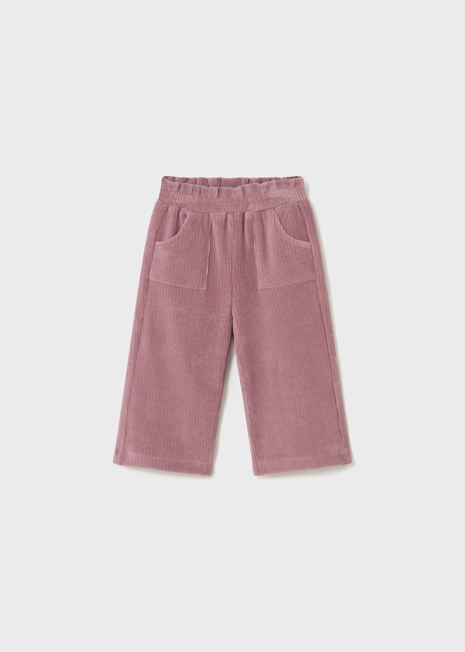 Baby corduroy knitted trousers