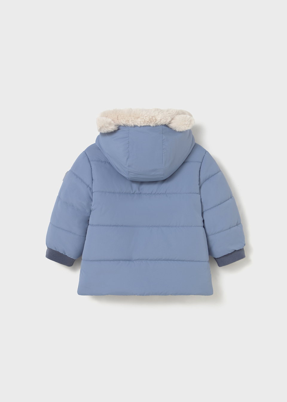 Baby fur lined coat