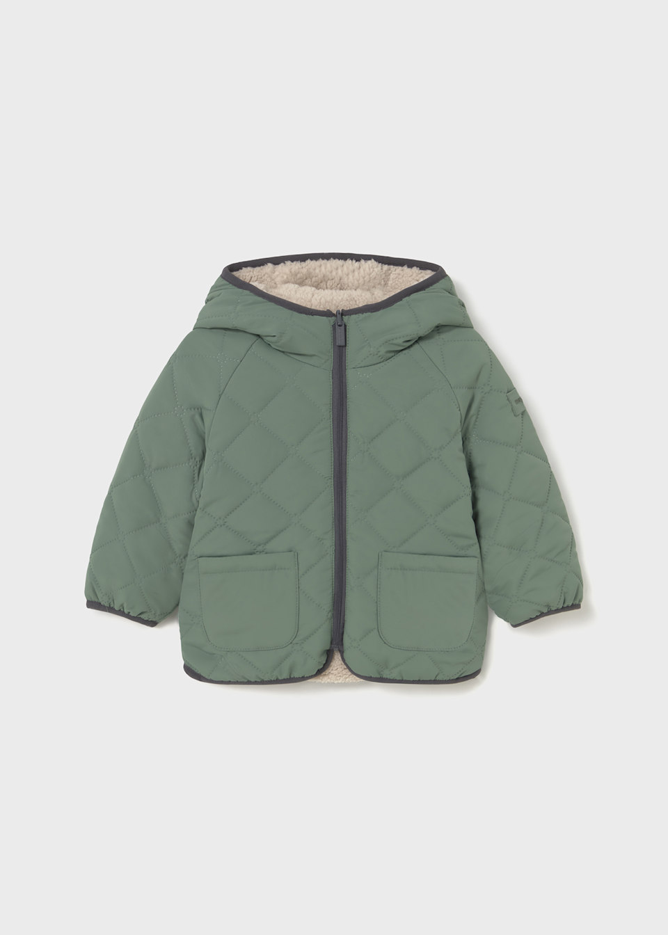Baby unisex reversible coat