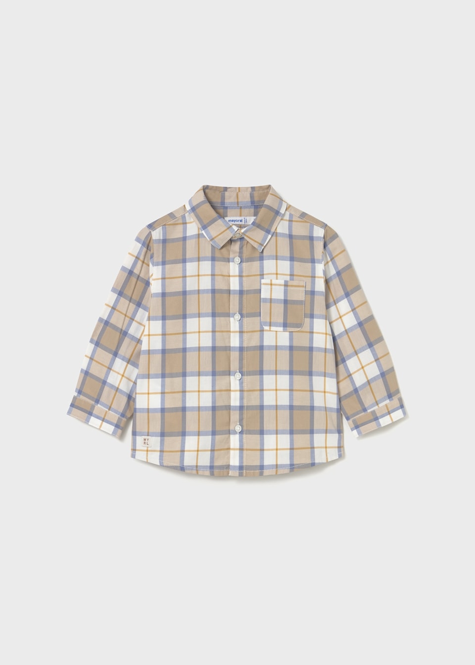 Babys check shirt