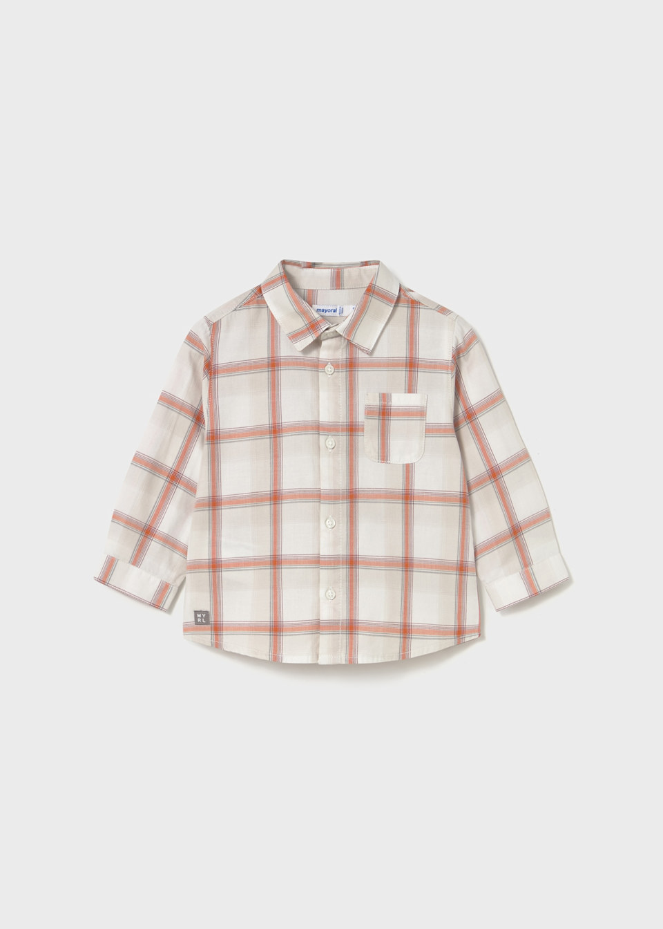 Babys check shirt