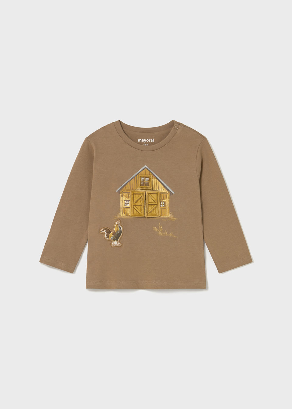 Baby interactive farm shirt
