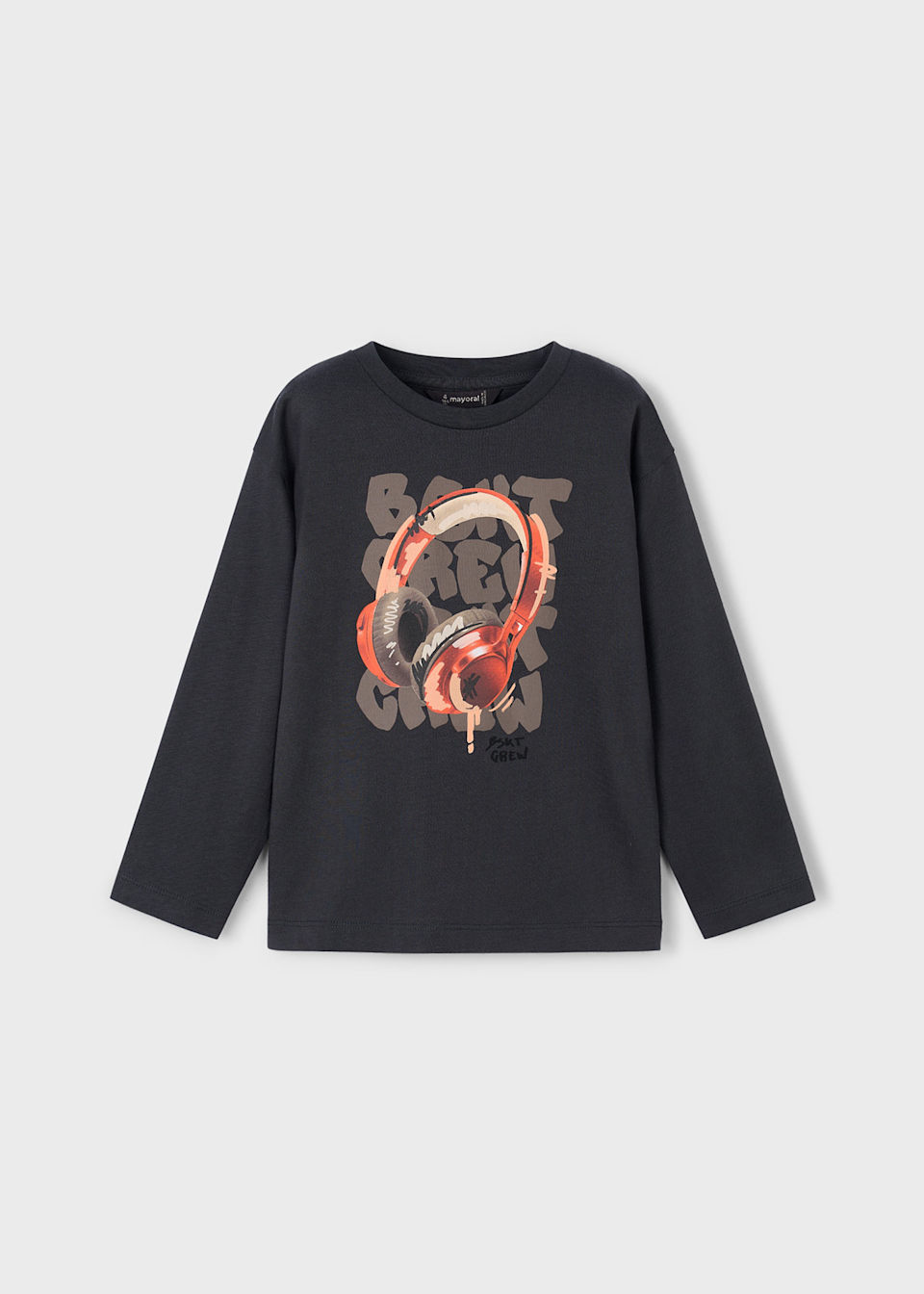 Boys long sleeved headphone shirt
