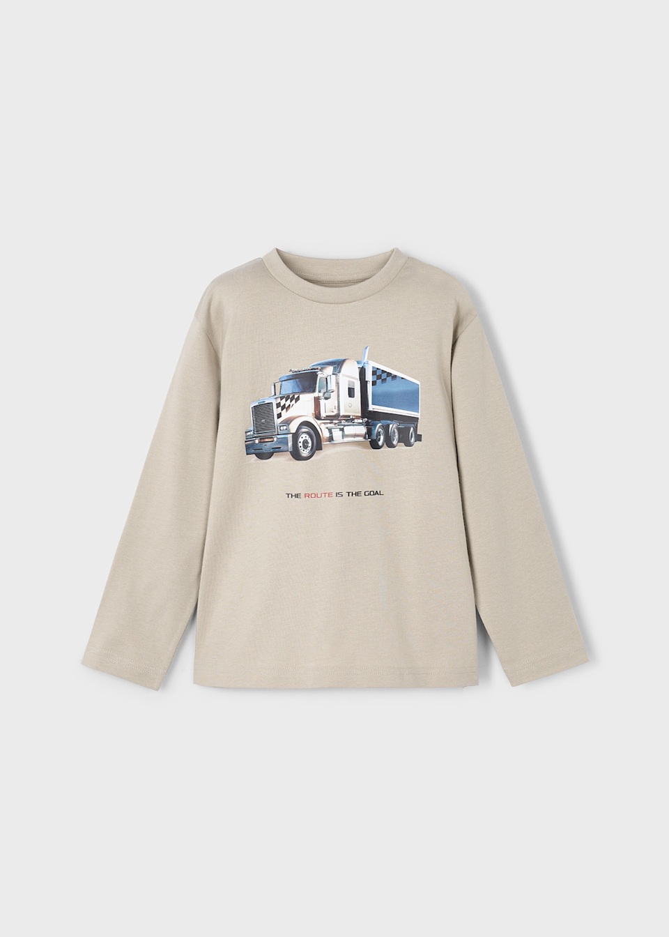 Boys long sleeved lorry shirt