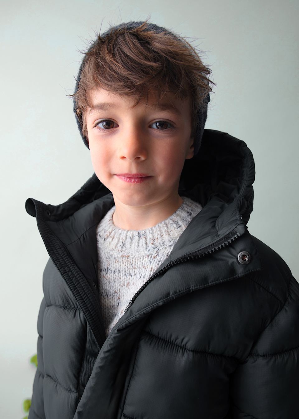 Lange Winterjacke Jungen