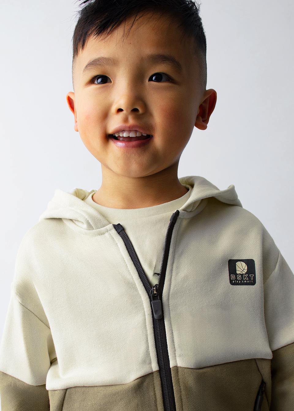 Sudadera combinada niño