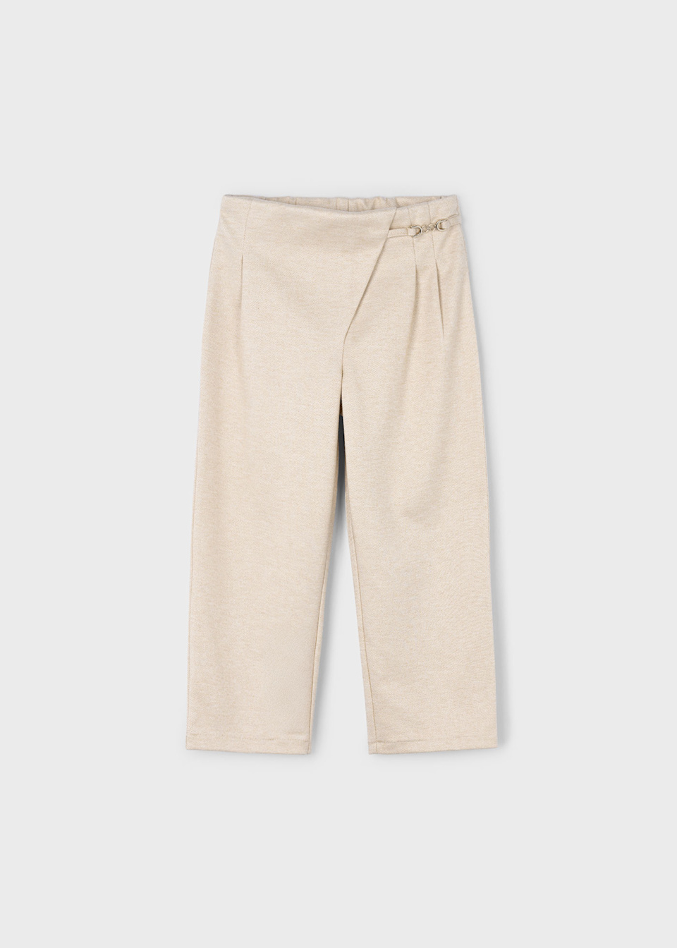 Girls trousers with pleats