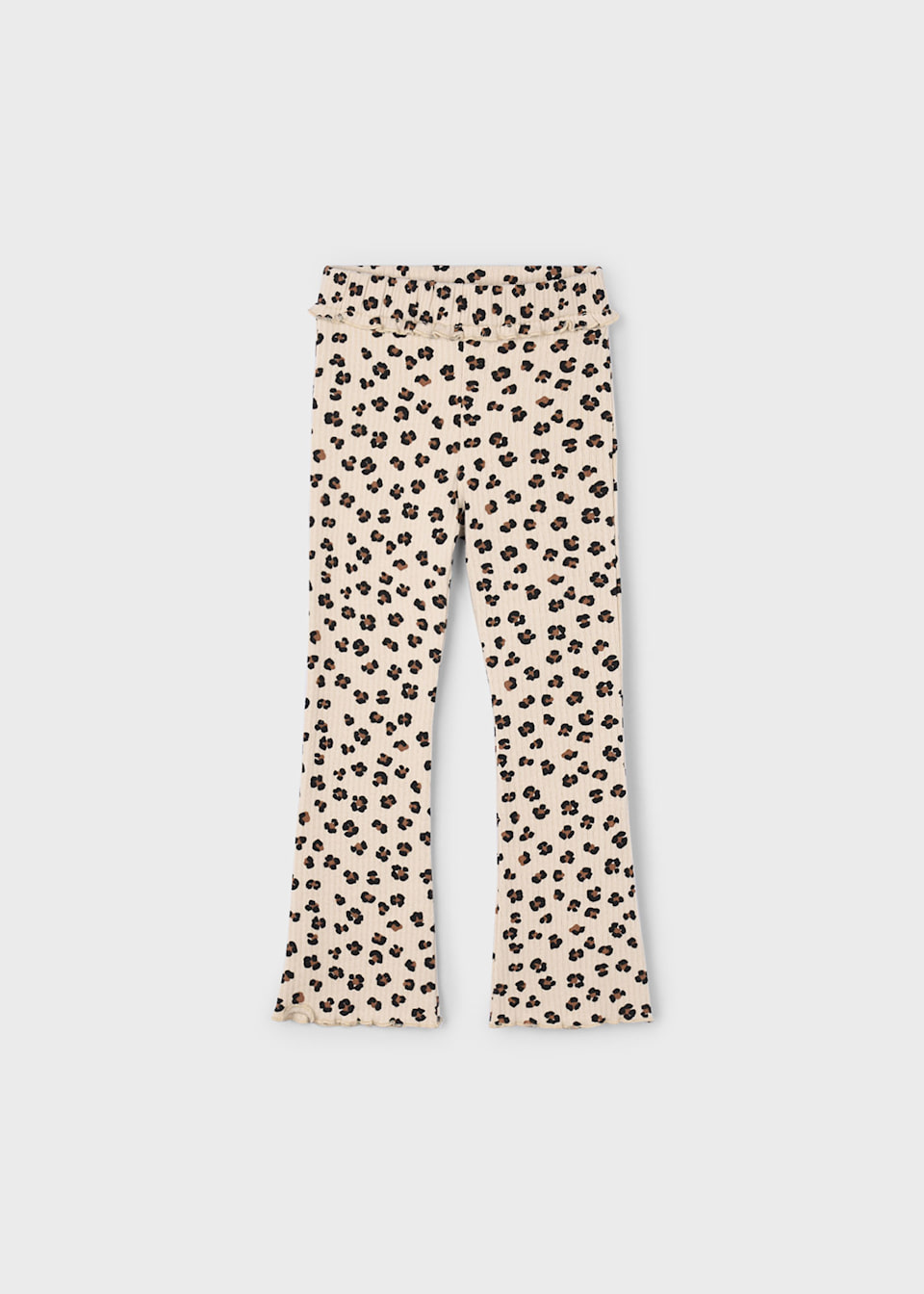 Girls printed flared leggings