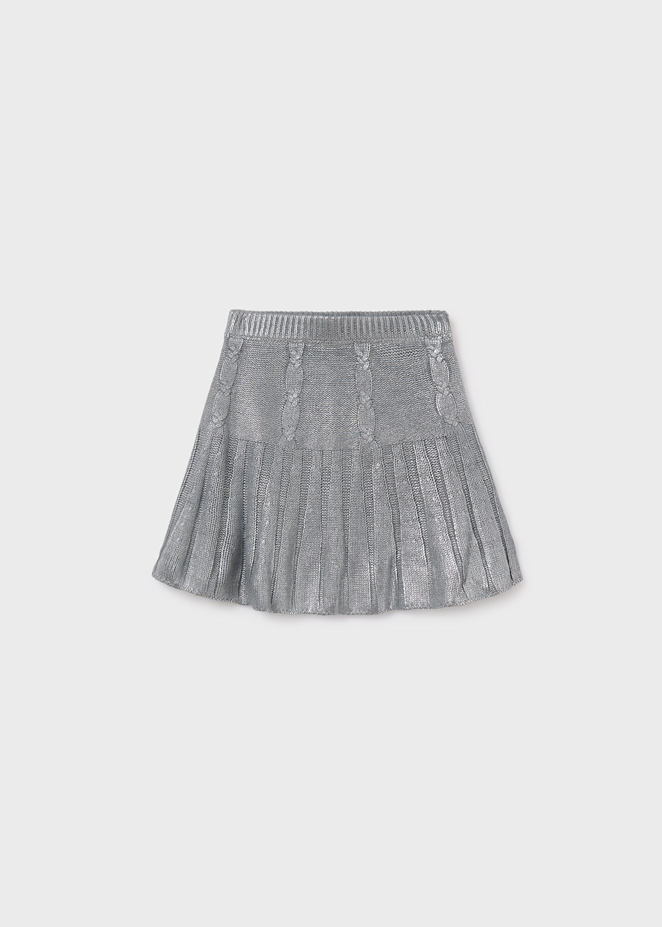 Girls braided knit skirt