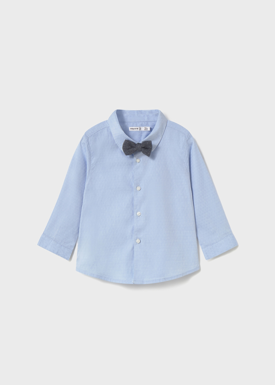 Baby shirt with bow tie