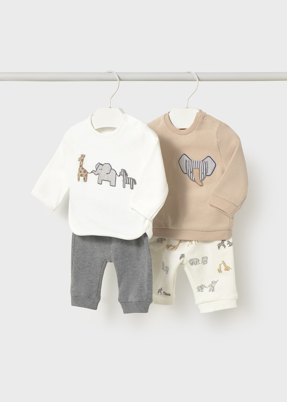 Newborn 4 piece animal set