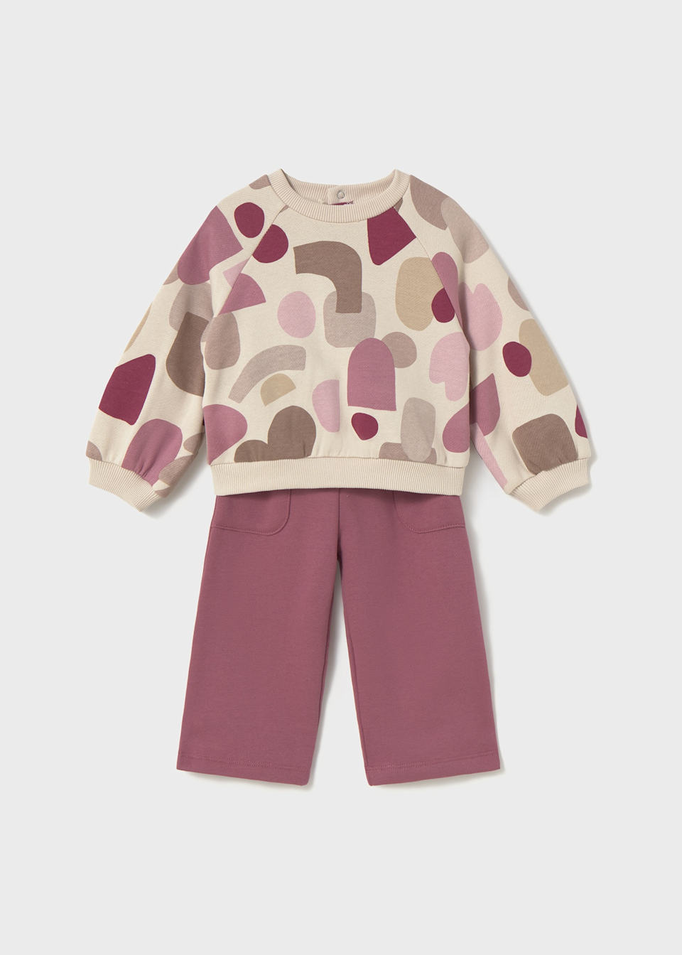 Baby unisex print jumper tracksuit