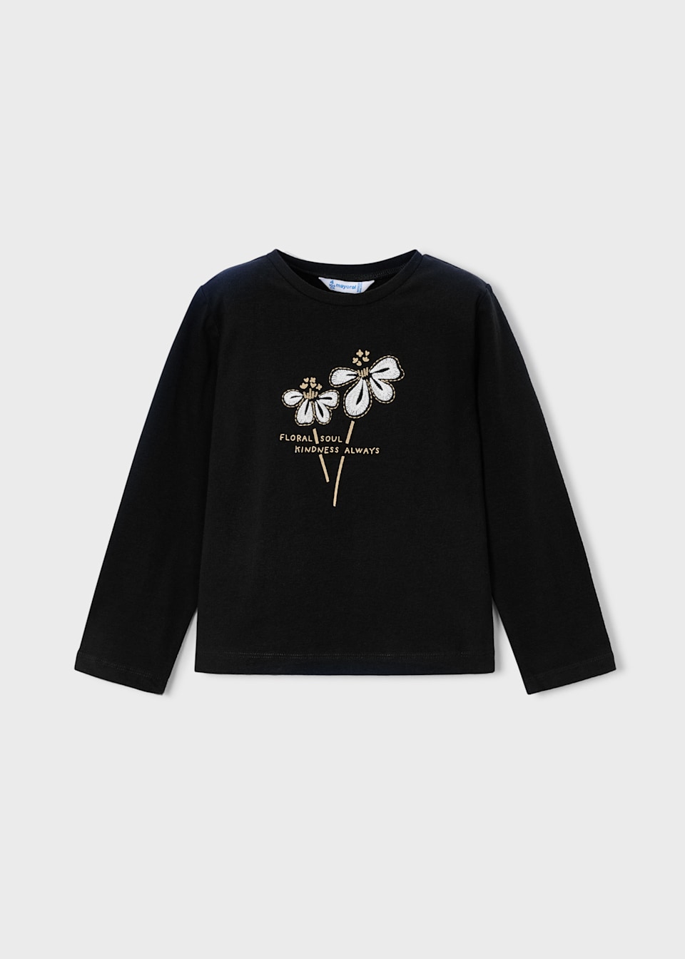Girl Basic Flower T-Shirt