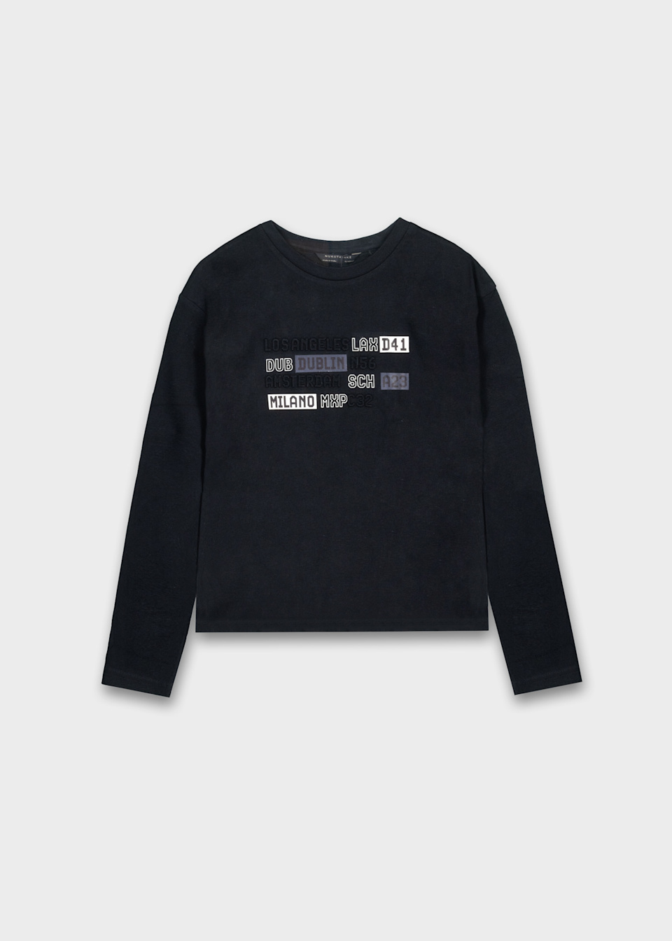 Boys embossed letters T-shirt