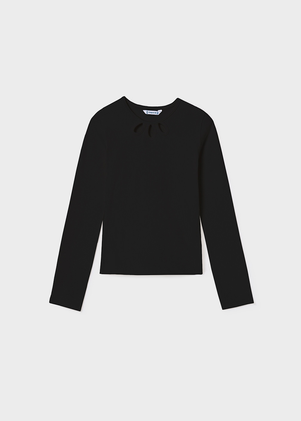 Girl Rib Knit T-Shirt