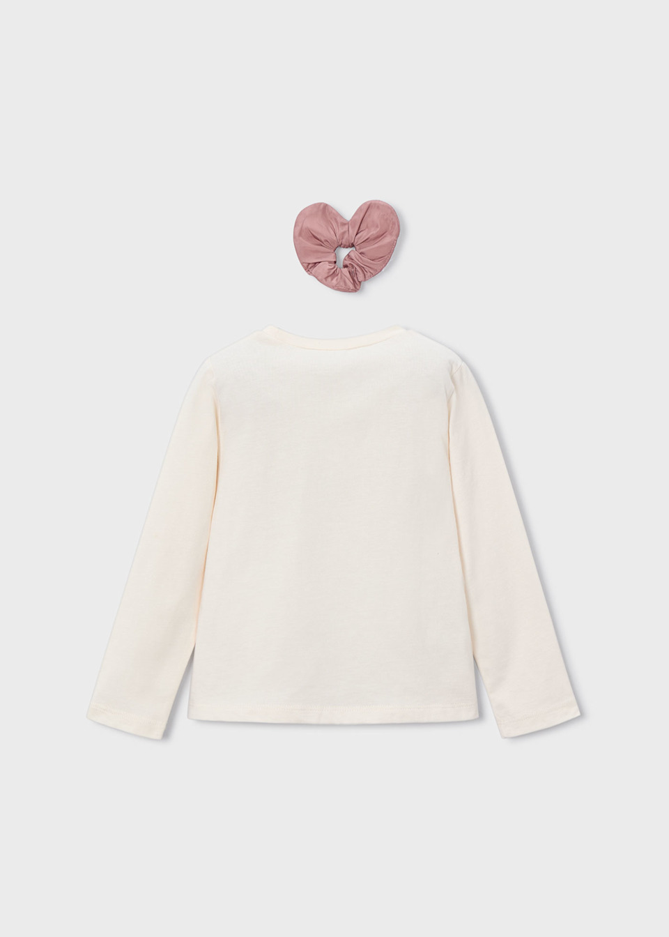 Girls t-shirt with scrunchie