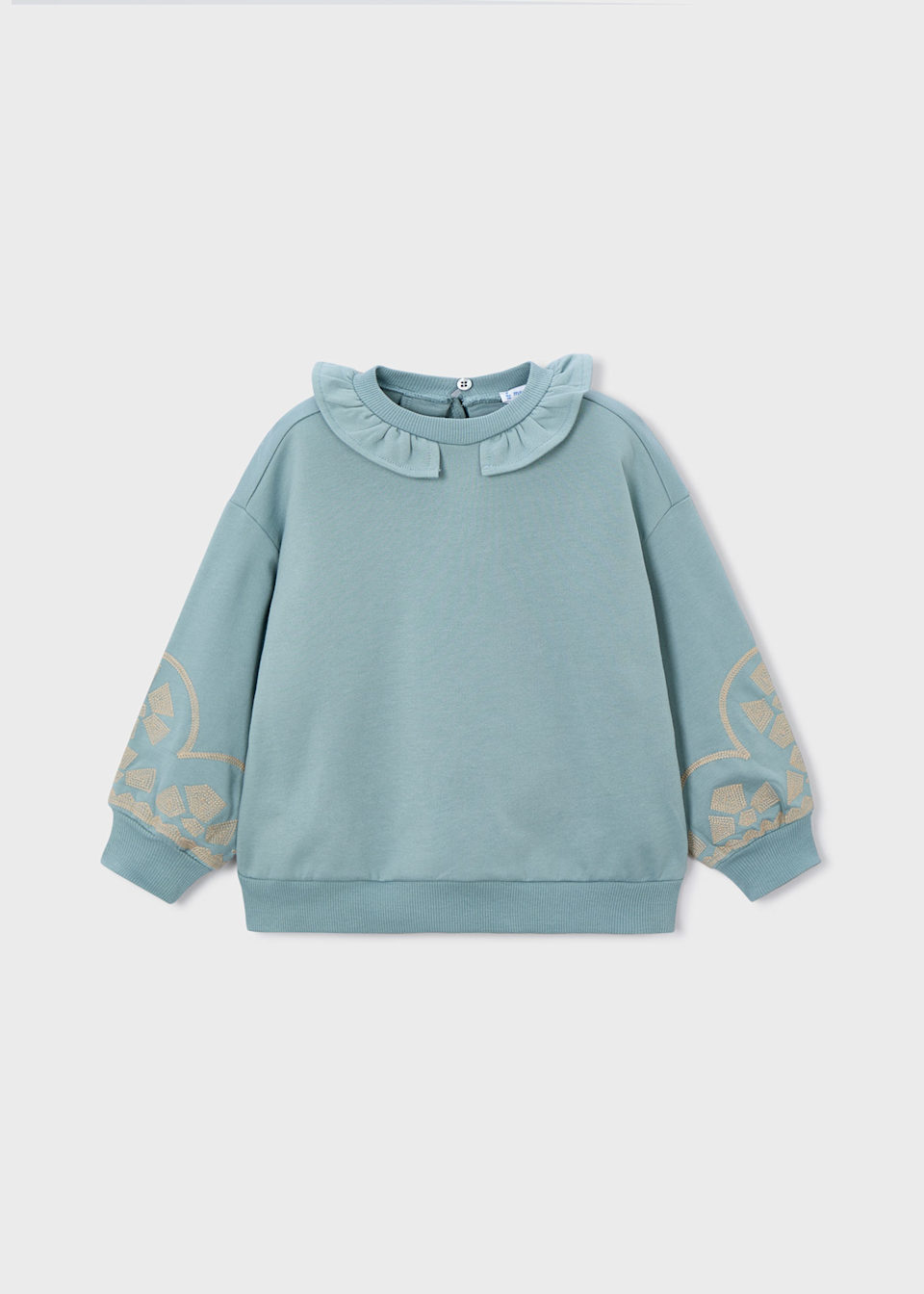 Girls ruffle collar jumper