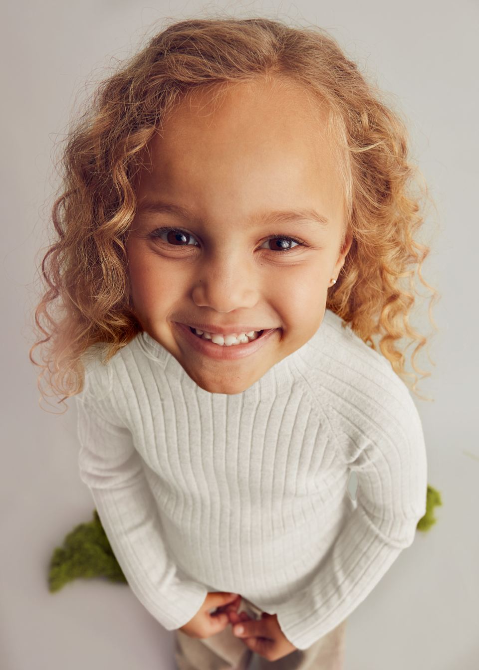 Jersey semicisne tricot niña