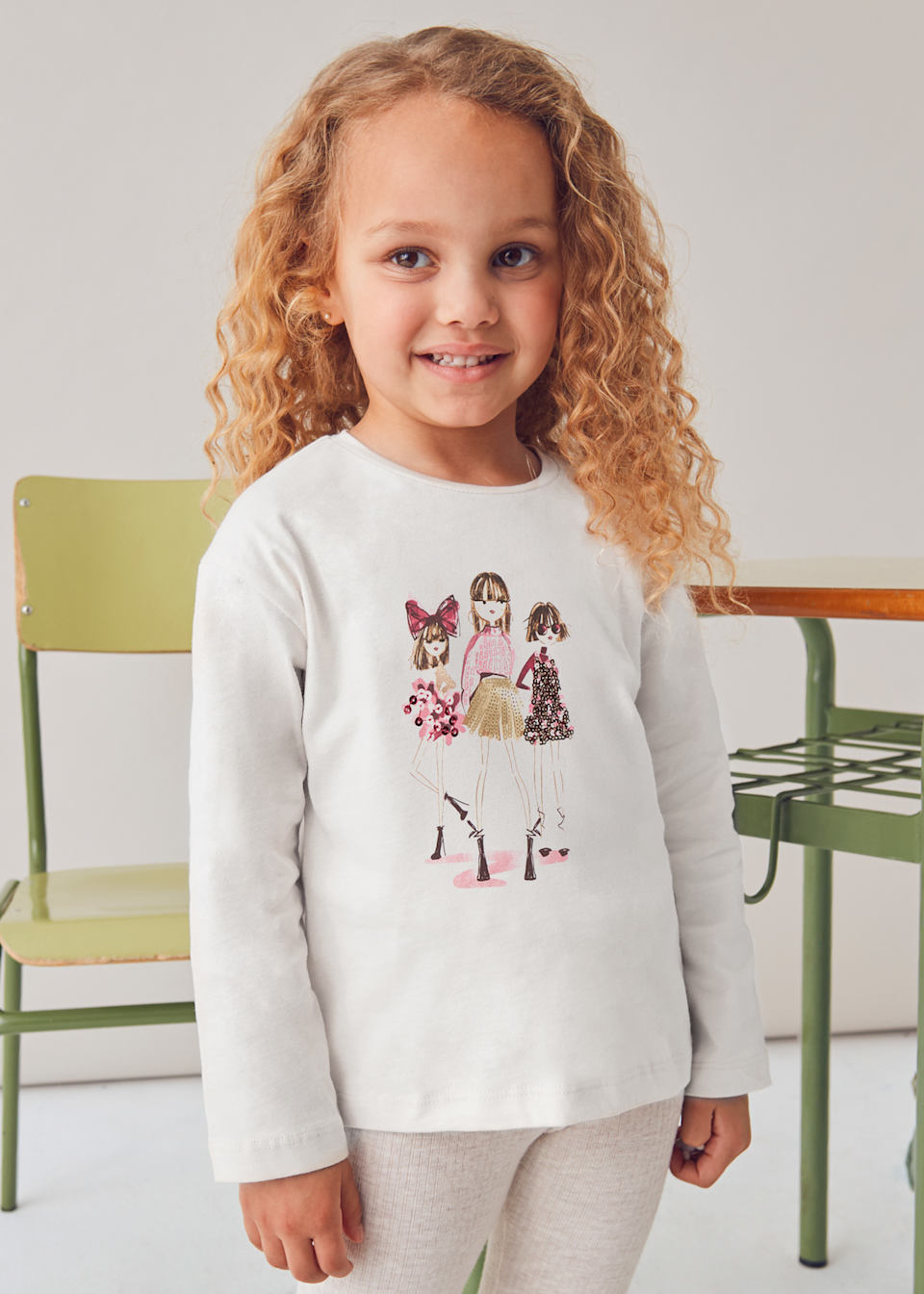 Playera muñecas niña