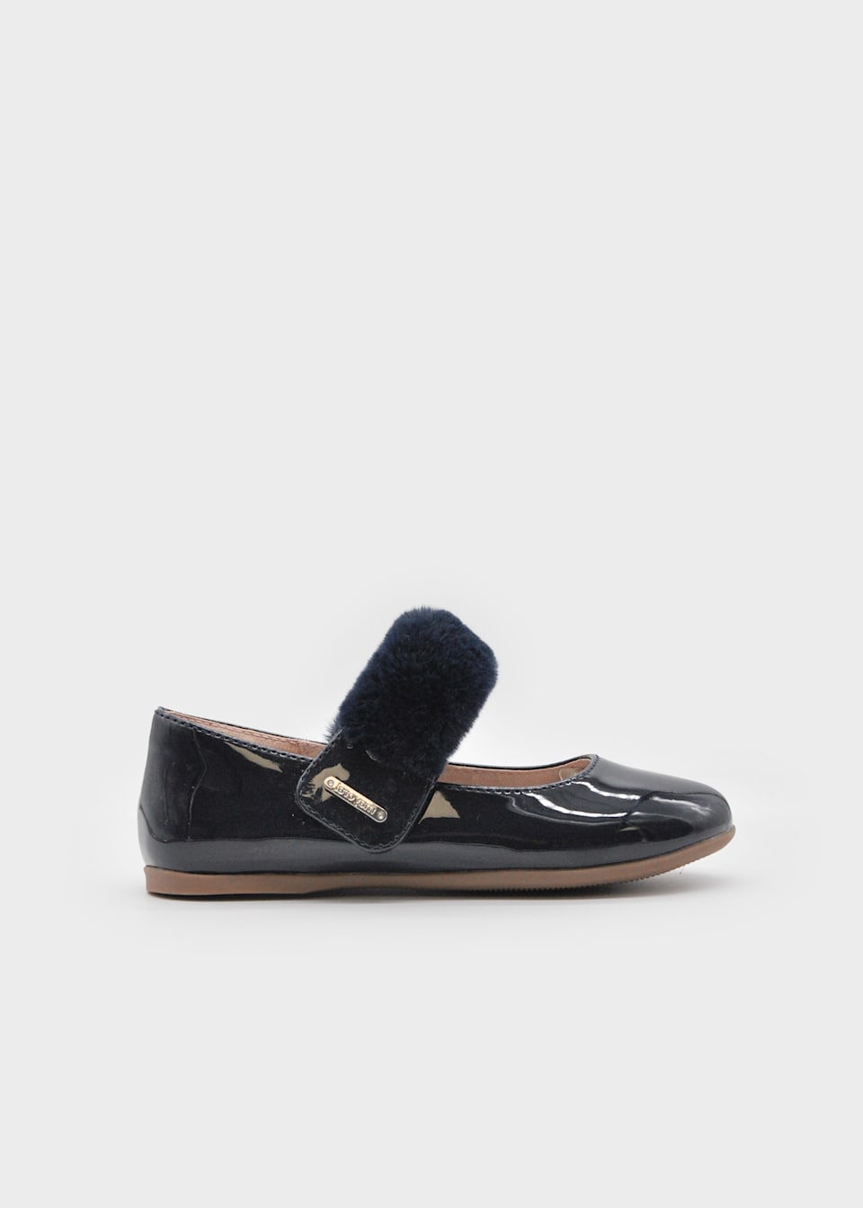 Ballerines en cuir verni fille