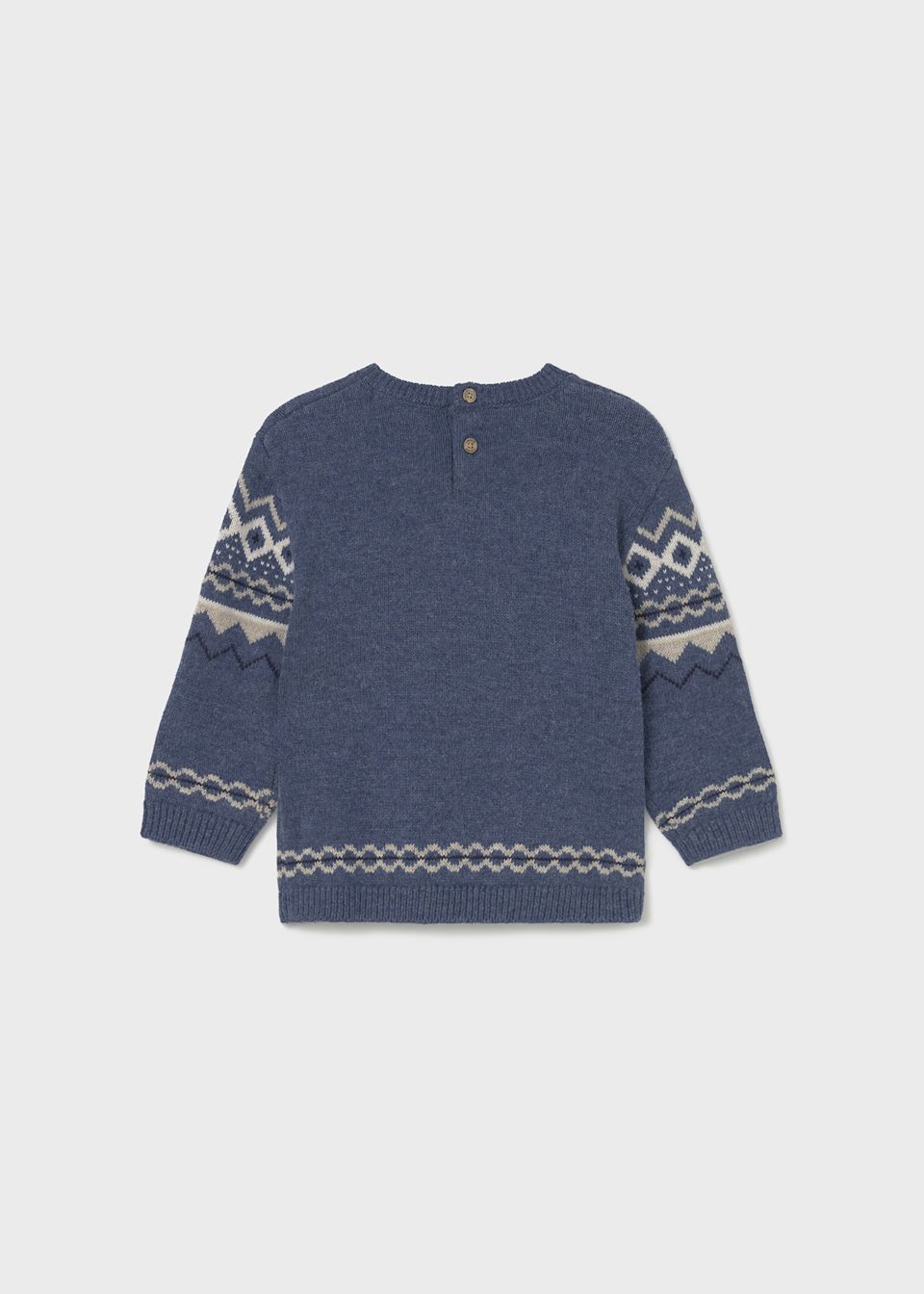 Baby jacquard motif jumper