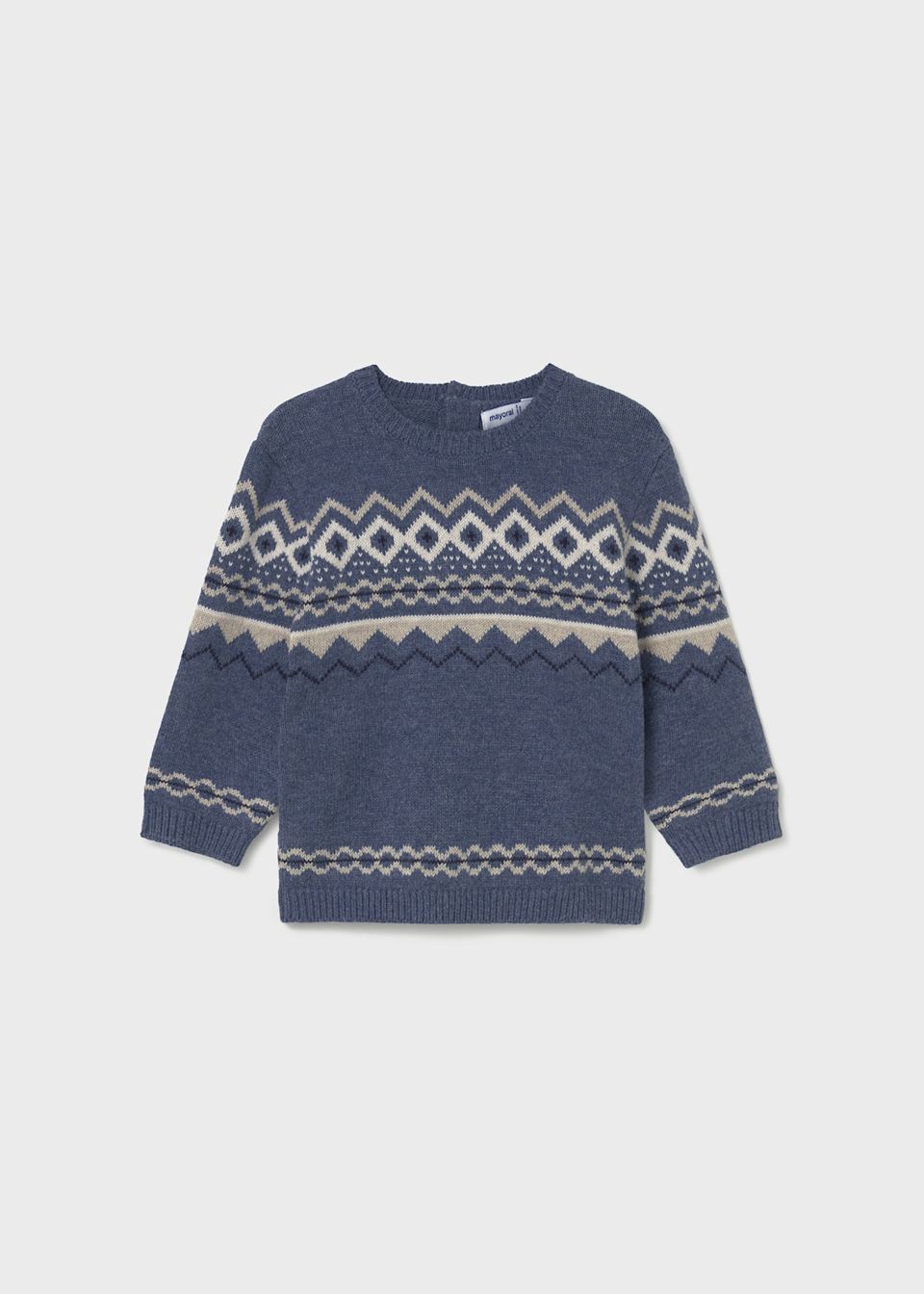 Baby jacquard motif jumper