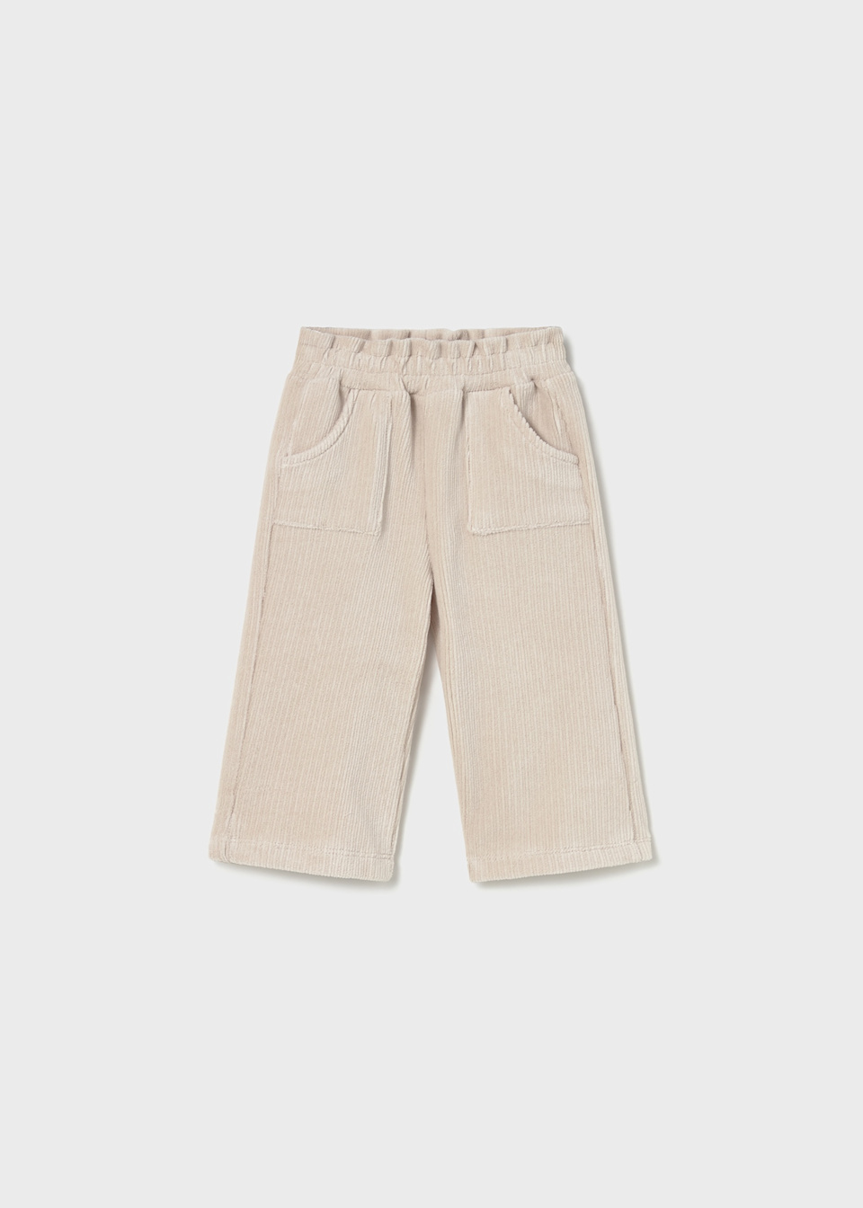 Baby corduroy knitted trousers