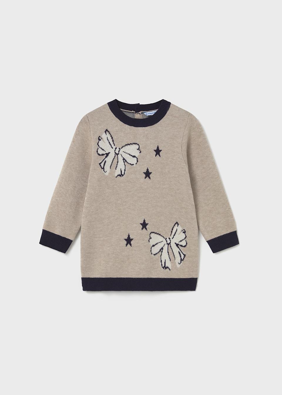 Baby knitted dress