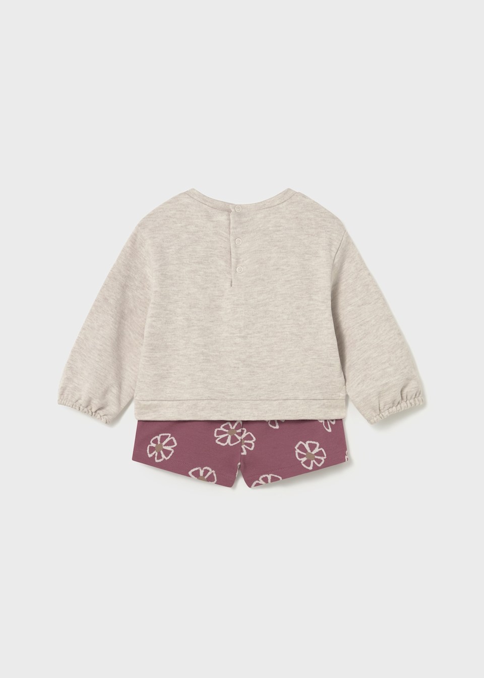 Baby flower shorts set