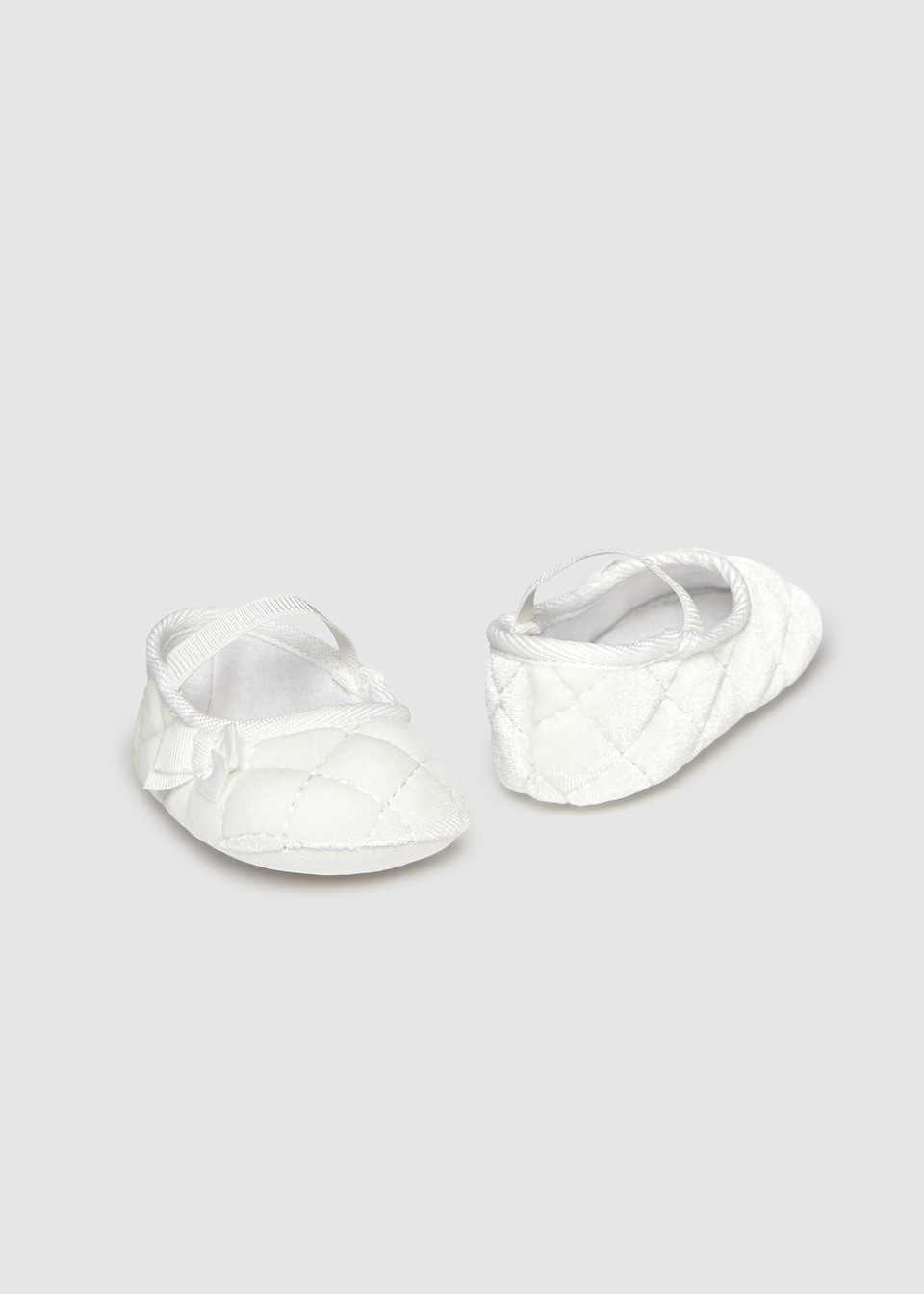Newborn girl velvet Mary Janes