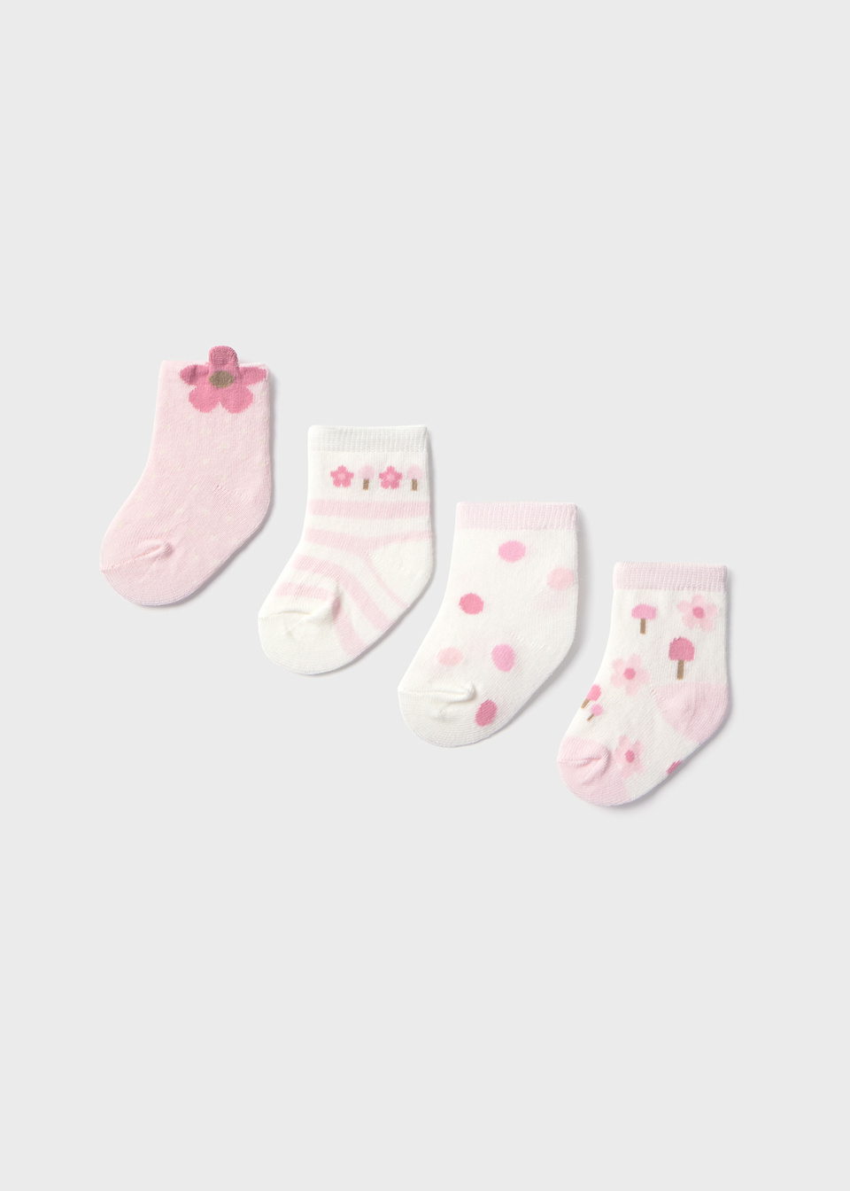 Newborn girl 4 pack of socks