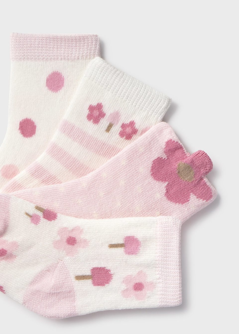 Newborn girl 4 pack of socks