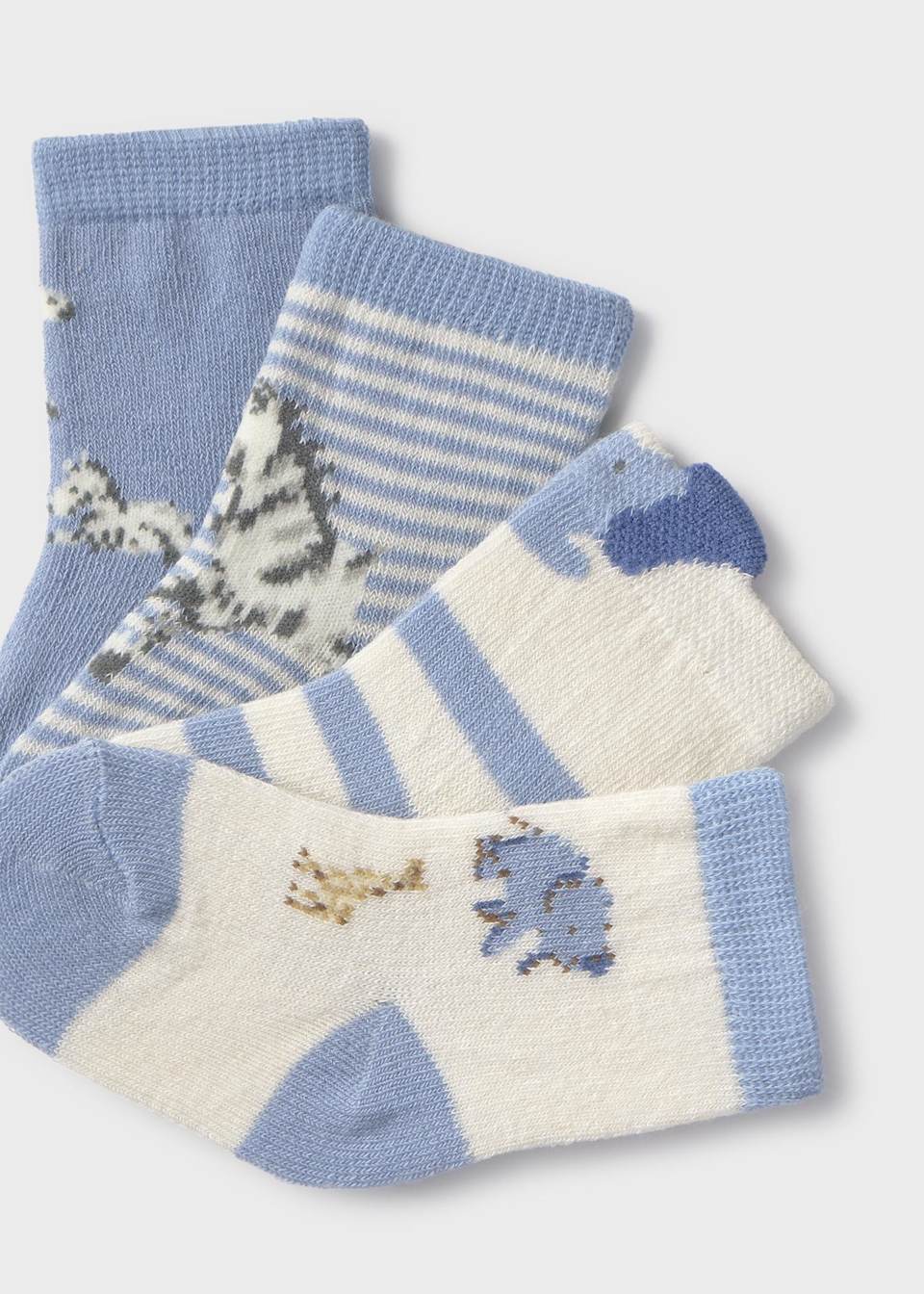 Lot de 4 chaussettes nouveau-né