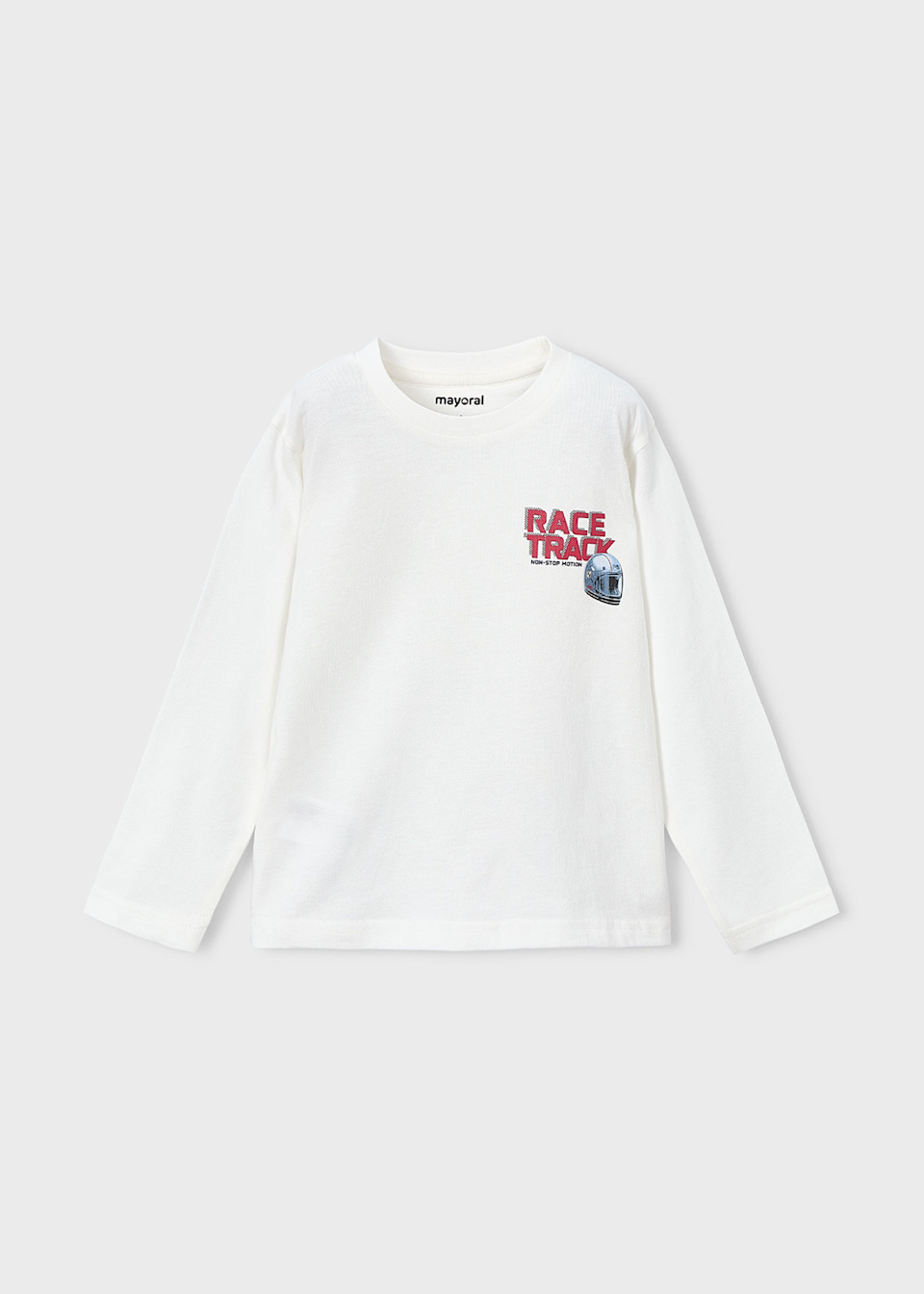 Boys helmet motif t-shirt