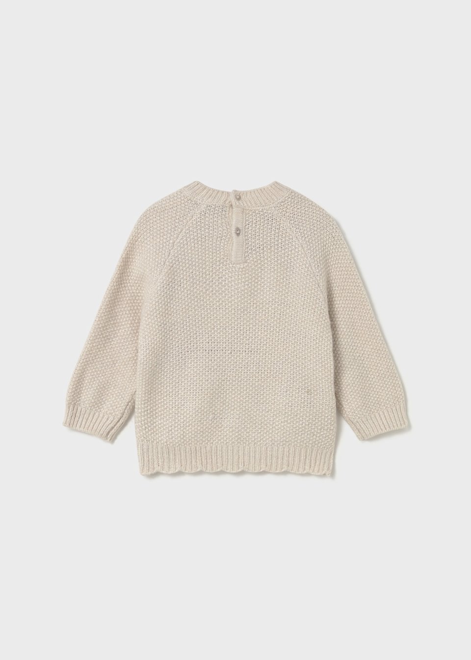 Baby embroidered flower jumper