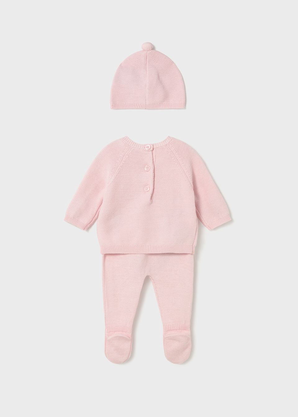 Conjunto 3 piezas polaina recién nacida