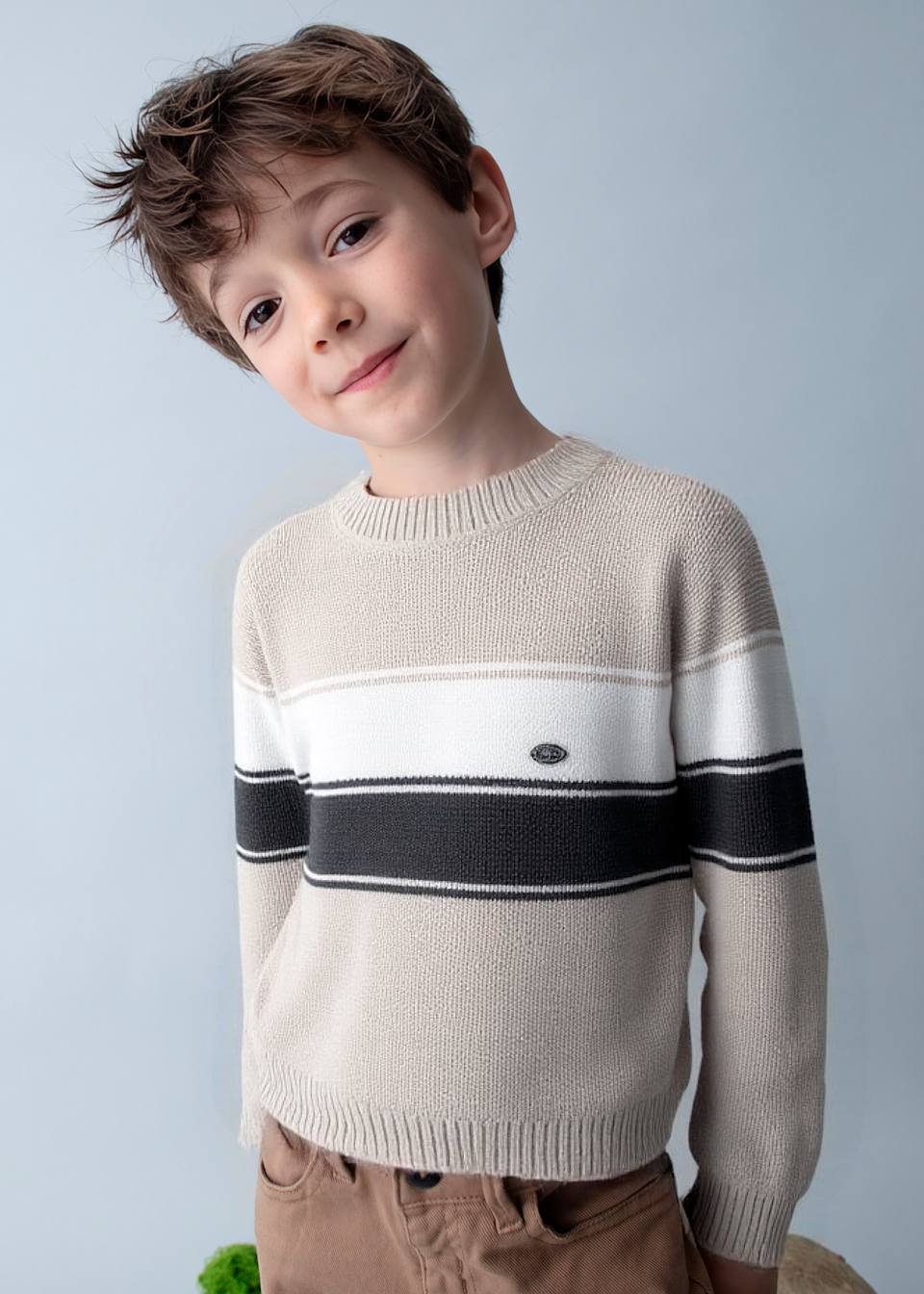 Boys striped jumper