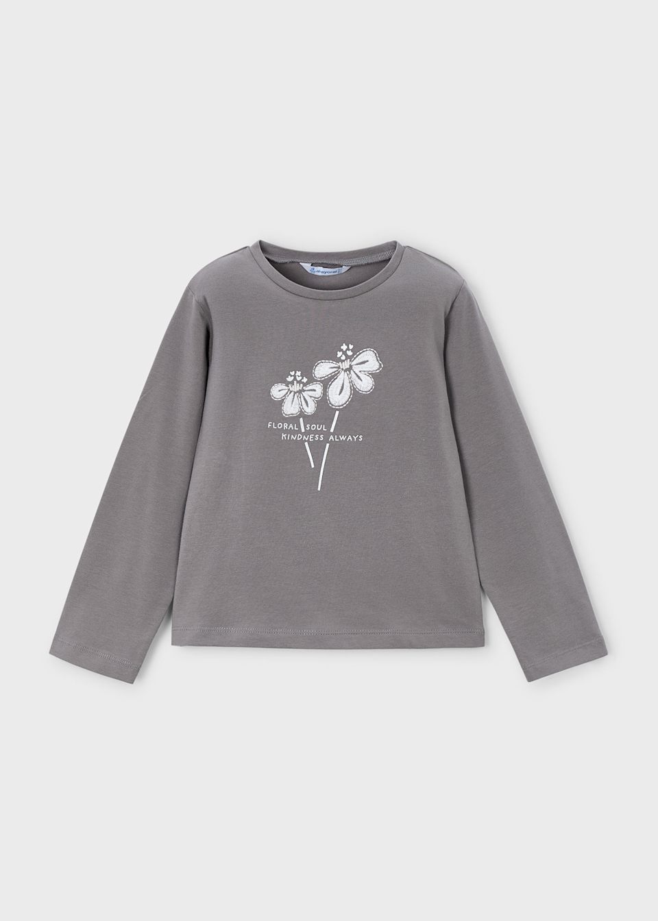 T-shirt basique fleur fille