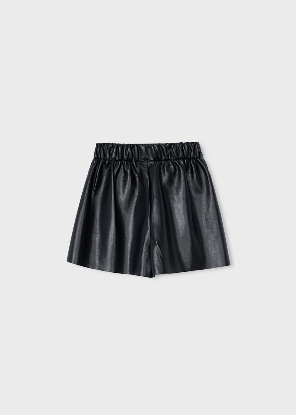 Girls leatherette shorts