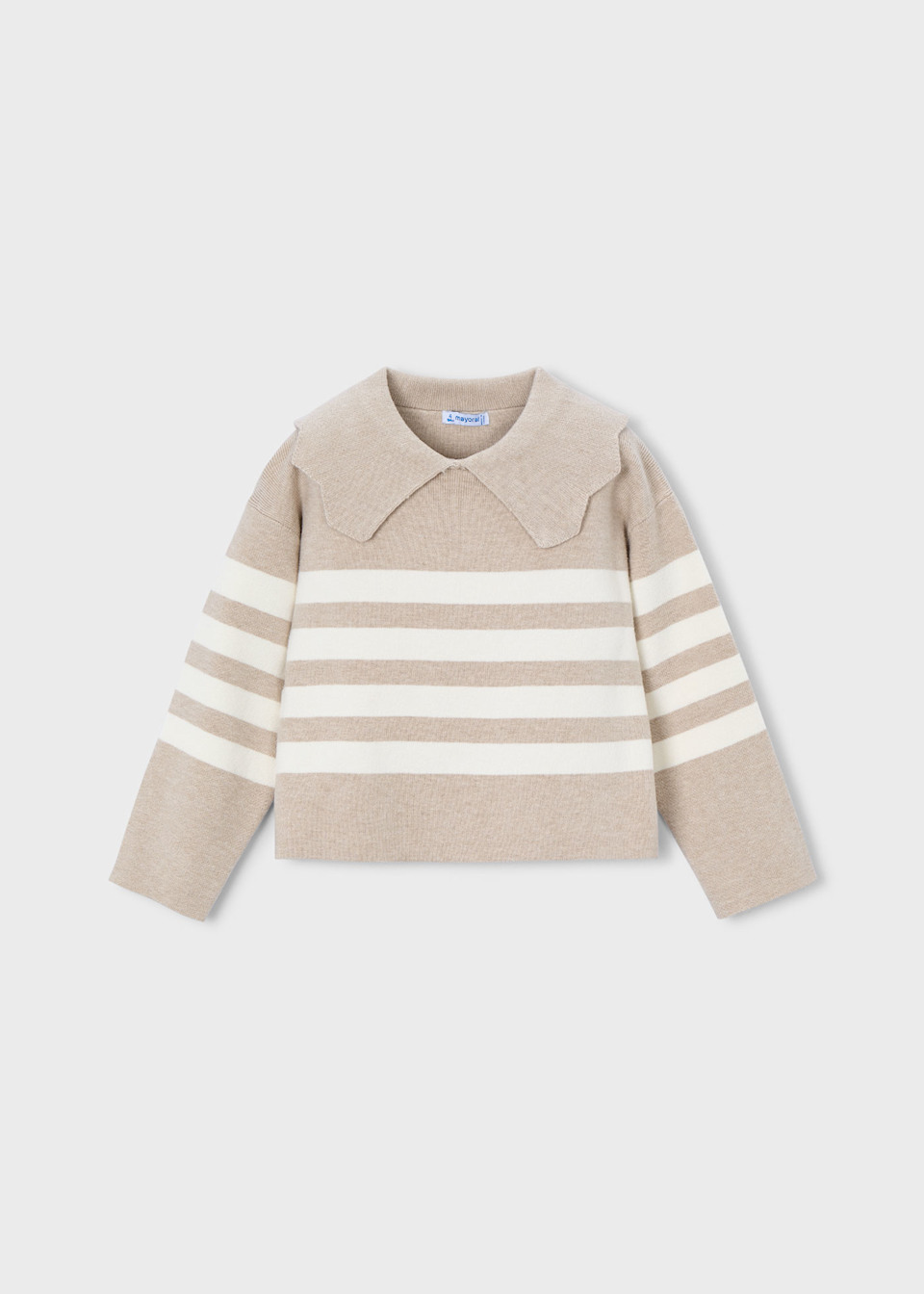 Girl Striped Knit Sweater
