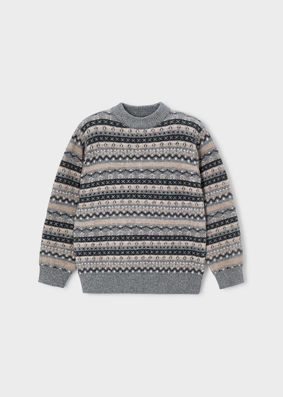 Boy Jacquard Knit Sweater