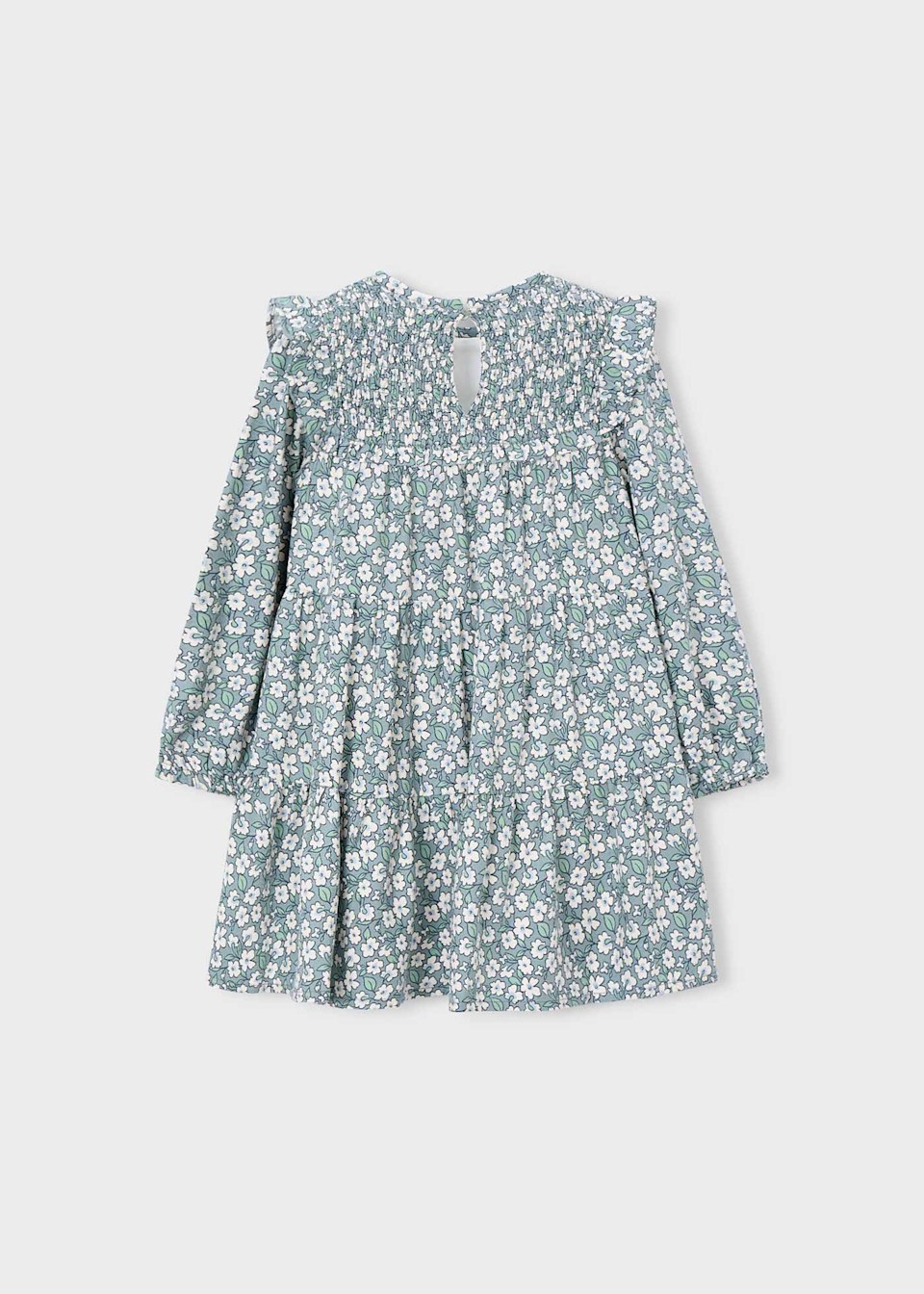 Girls viyella print dress