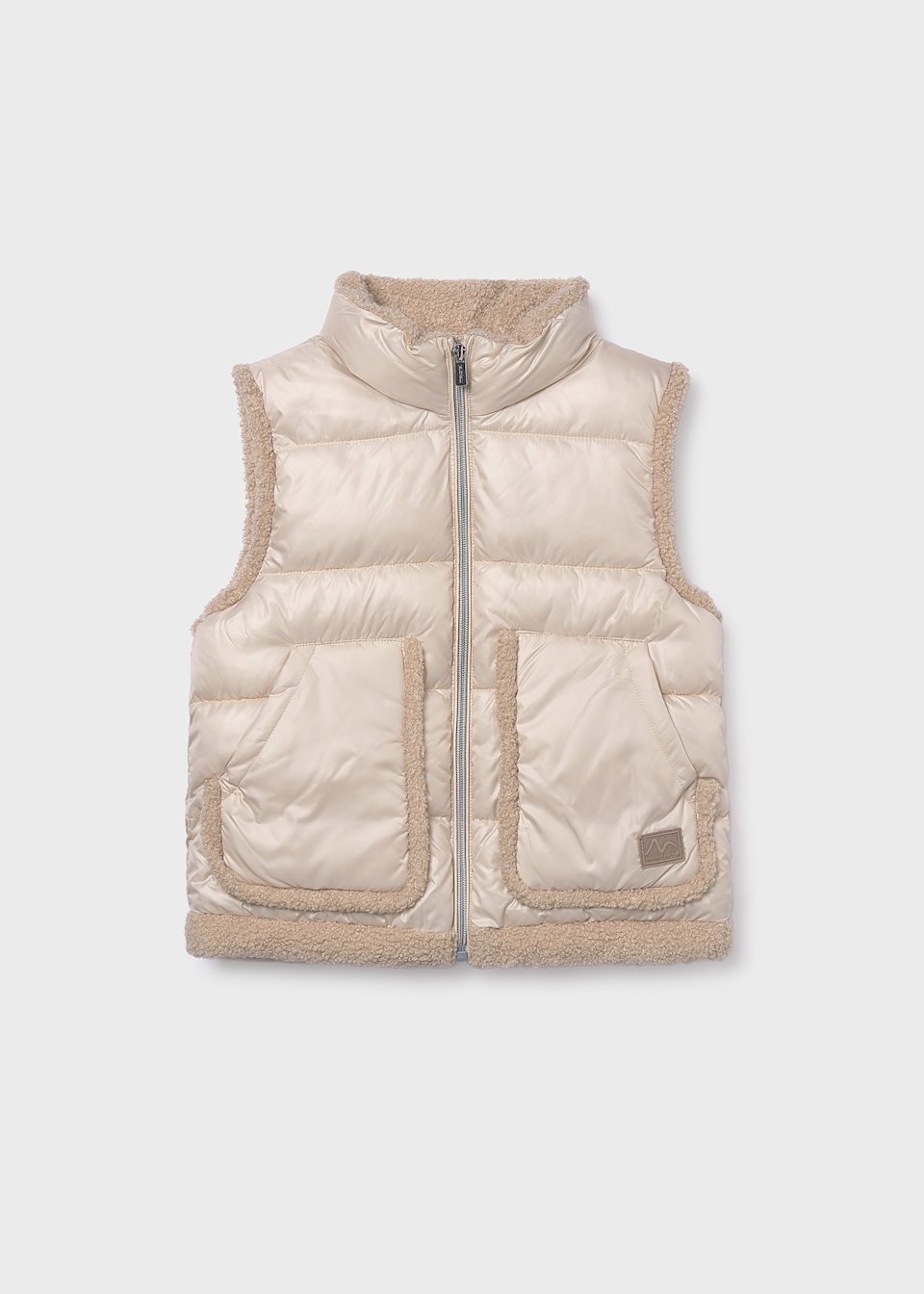 Gilet en peau de mouton fille