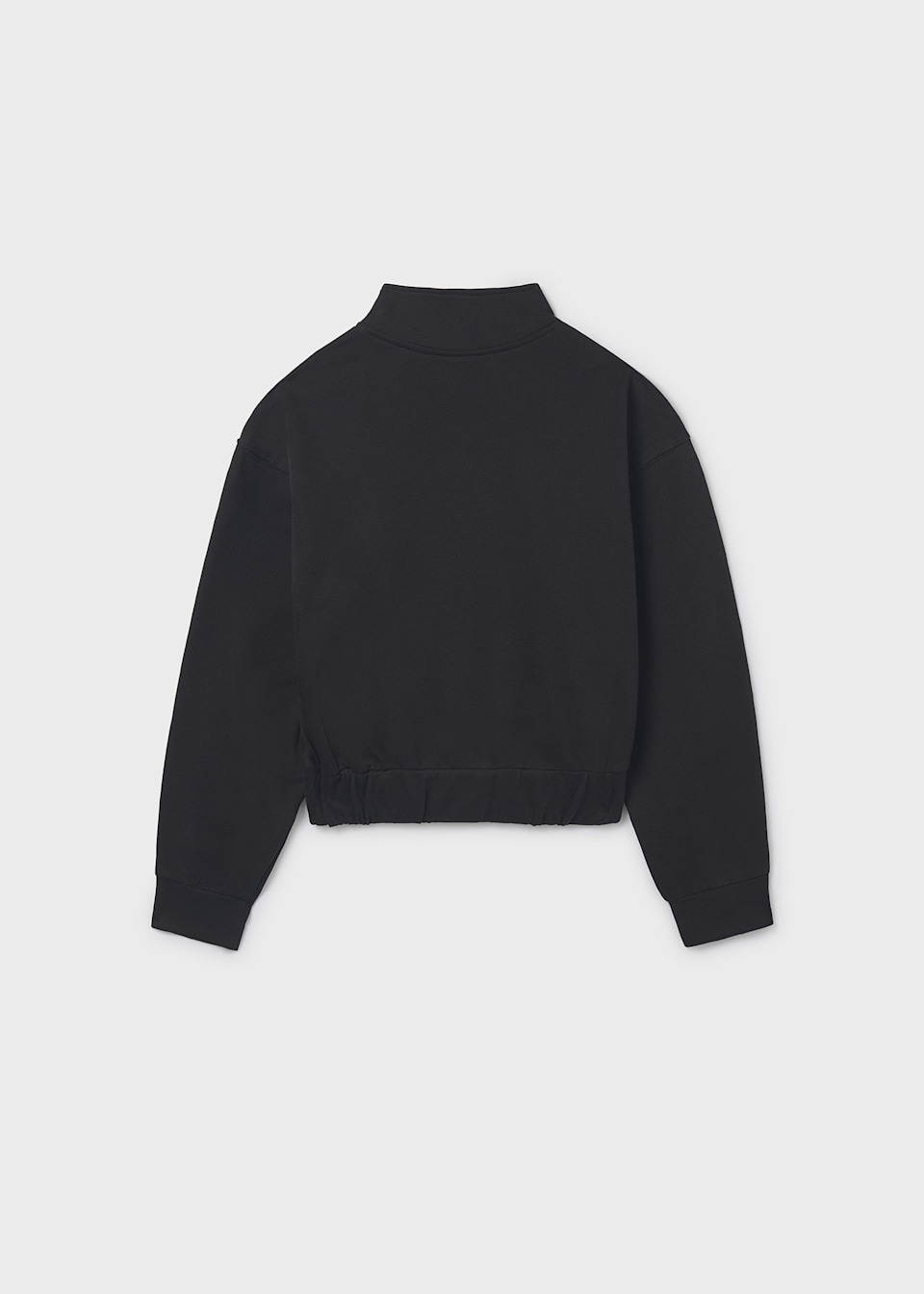 Girls embossed letter jumper