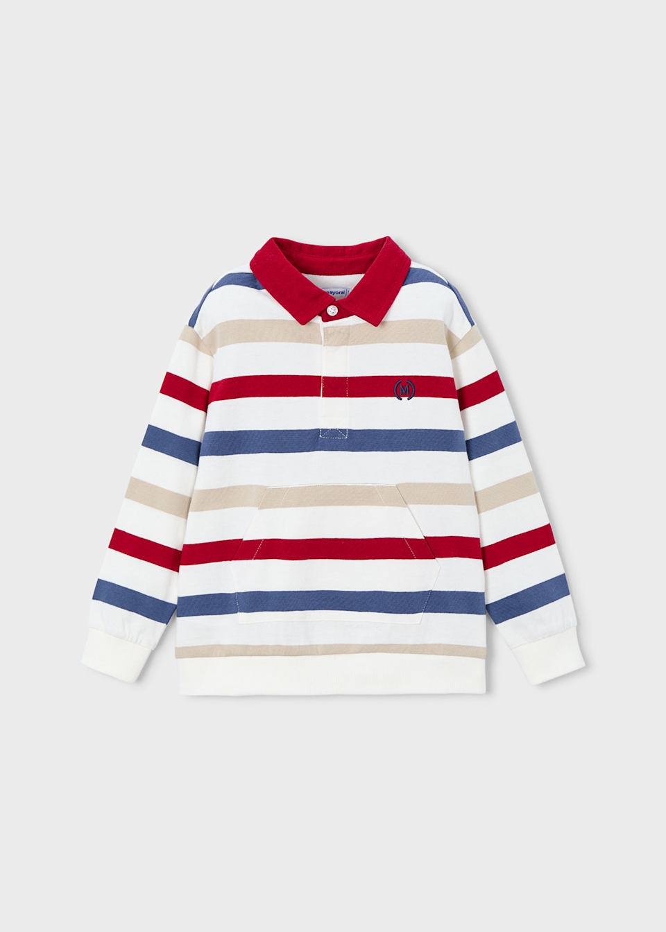 Boy striped polo shirt